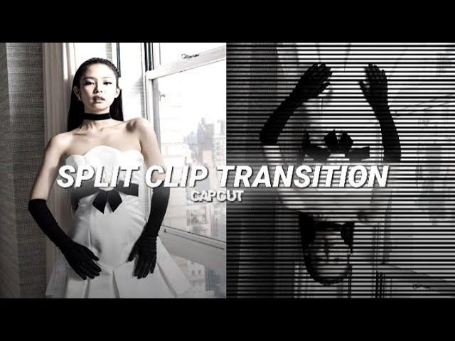 SPLIT CLIP TRANSITION TUTORIAL IN CAPCUT | CAPCUT TUTORIAL