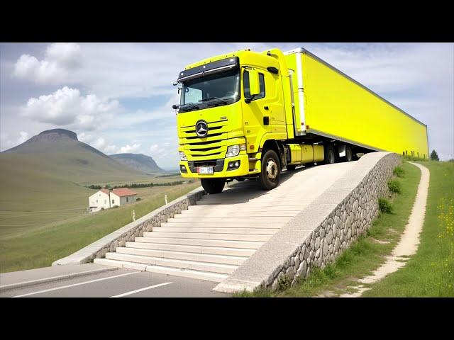 Cars vs Stairs on The Road Challenge #3 in BeamNG Drive!