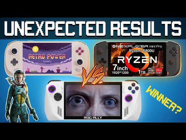 ROG Ally vs AyaNeo 2s vs OneXplayer Mini Pro | This is interesting...