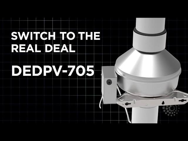 Switch to the Real Deal - DEDPV-705 for Dryer Exhaust #fantech #dedpv