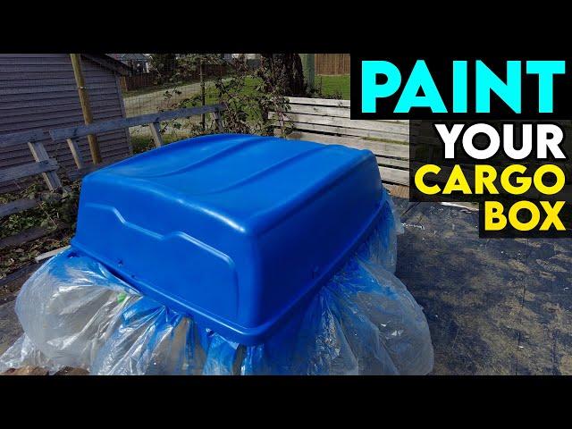 How to Paint a Roof Cargo Box | CRV Van Life