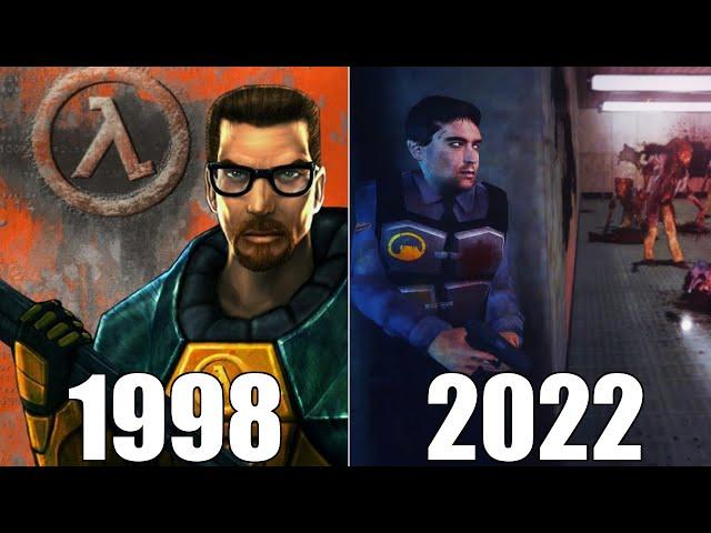Evolution of Half-Life Games [1998-2022]