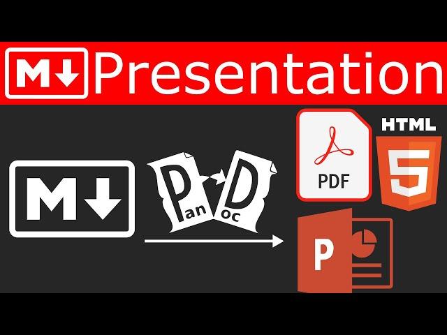 Making Presentations Has Never Been Easier! Markdown + Pandoc