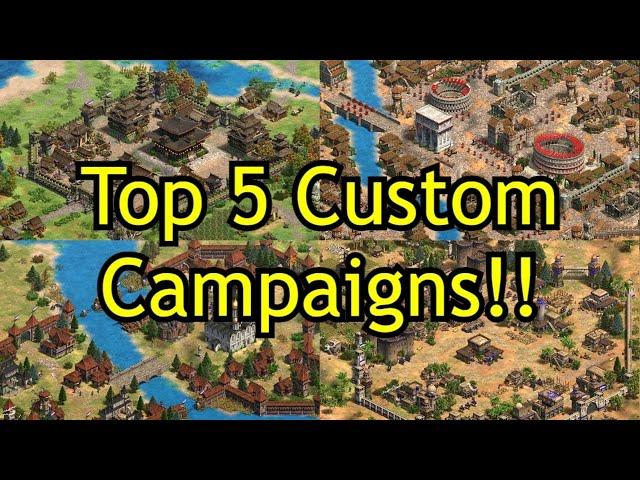 Top 5 Custom Campaigns in AoE2: DE (1000th video special!)
