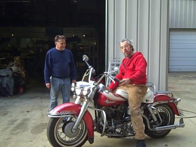 Old Harley Panhead back to life at Wheels Through Time motorcycle museum