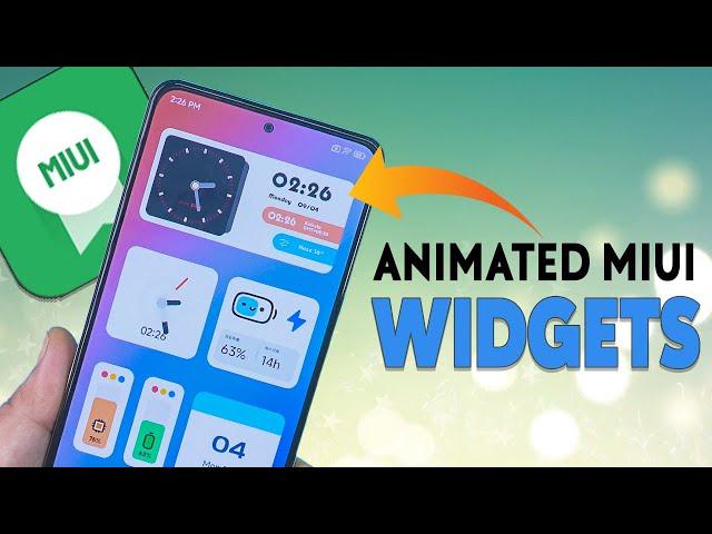 Download ANIMATED MIUI 15 Widgets With New Launcher !