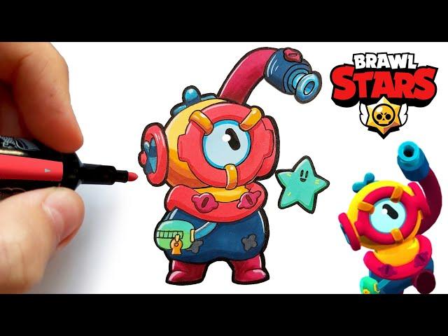 Comment dessiner Otis ! (Brawl Stars)