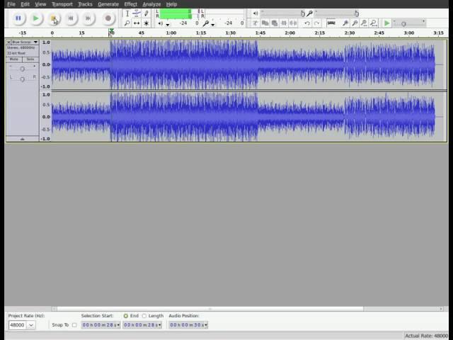 Audacity - intro tutorial