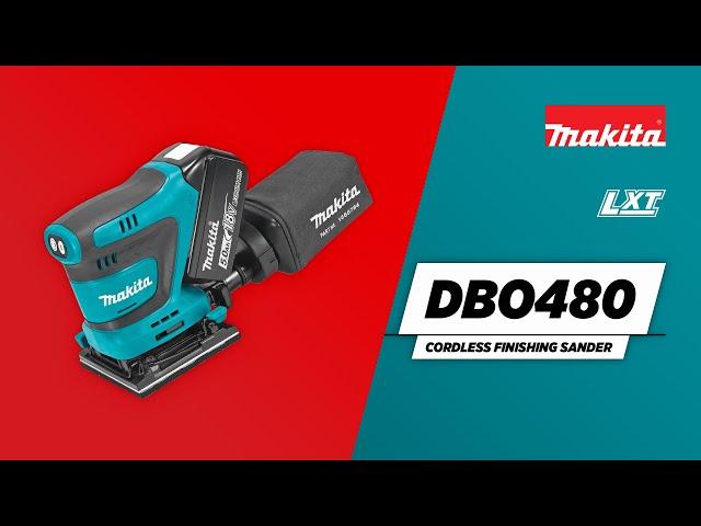 LXT - DBO480 - Cordless finishing sander