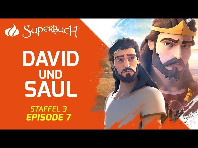 David und Saul | David auf der Flucht | Superbuch (Staffel 3, Folge 7)