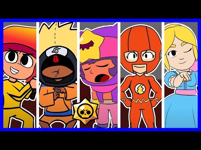  TOP 10 BEST BRAWL STARS SKINS IDEAS ANIMATION COMPILATION