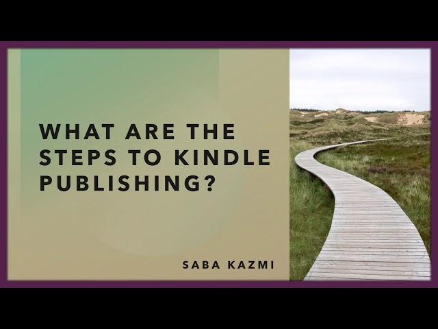 Kindle direct publishing step by step process | Amazon kdp 2021