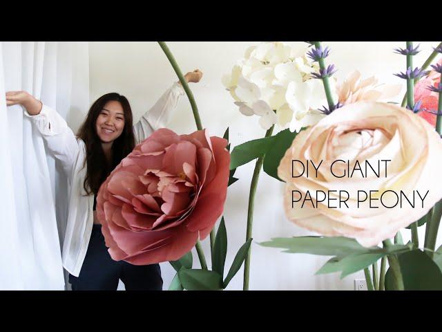 DIY Giant Paper Peony