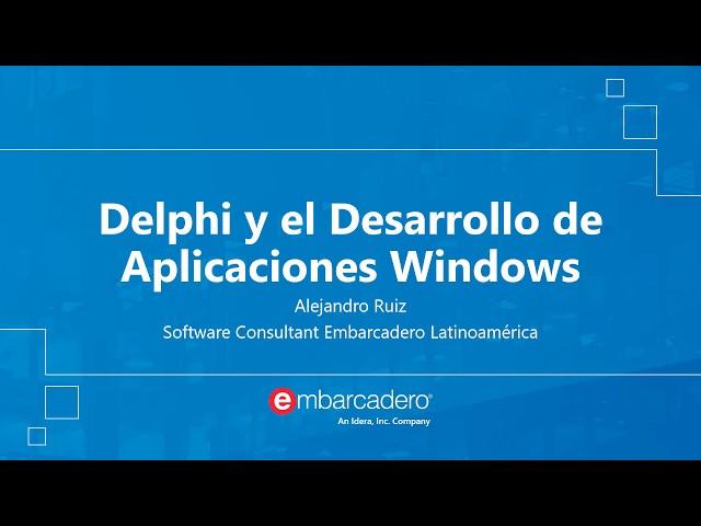 Embarcadero Delphiy el Estadodel desarrolloWindows