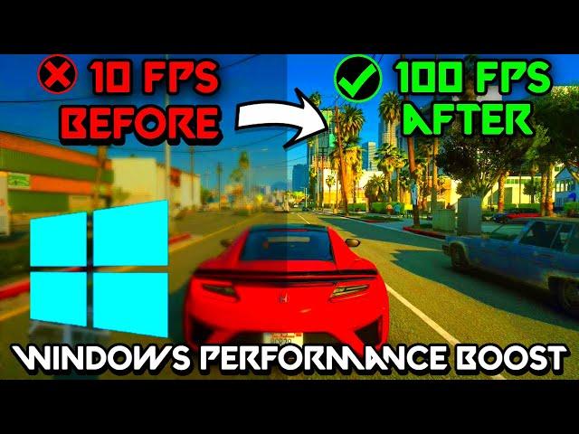 Fix Lag in  Windows 10 | UPDATED | Windows Optimization for Gaming & Editing | Faster Performance |