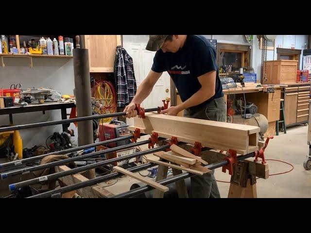 How to Build a Wooden Railing Part 2: Building the Box Newel Posts