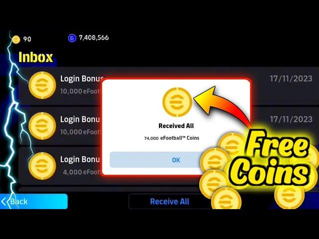 Last Chance  How To Get Free Coins In eFootball 2024 Mobile