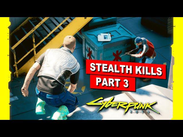 Cyberpunk 2077: Stealth Kills (Katana + Knife + Mantis Blades + Hacking) [Part 3]