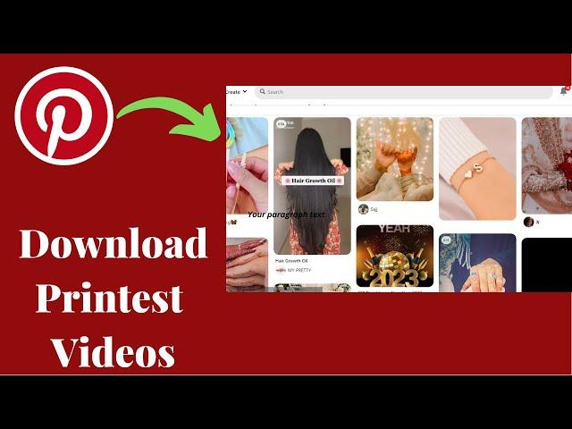 How to Download Pinterest Videos on windows and pc | Pinterest Video Download Kaise Karen2023