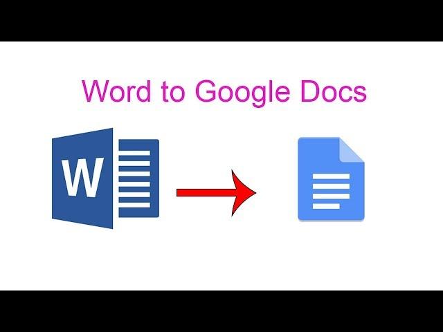 Open & Edit a Word File in Google Docs