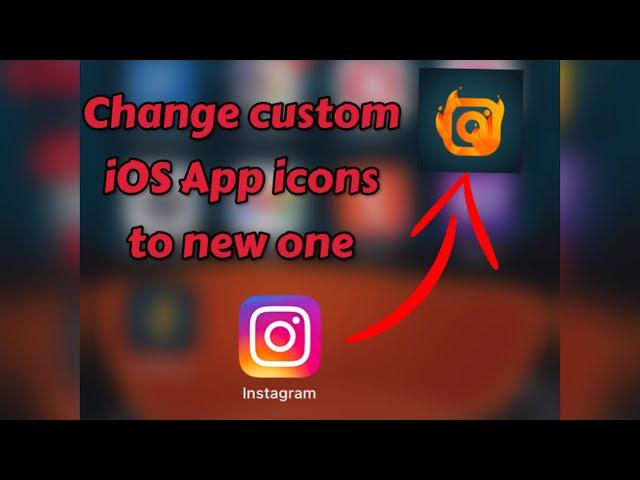 Change custom iOS app icons to new one. iOS 14.4.1 . 2021