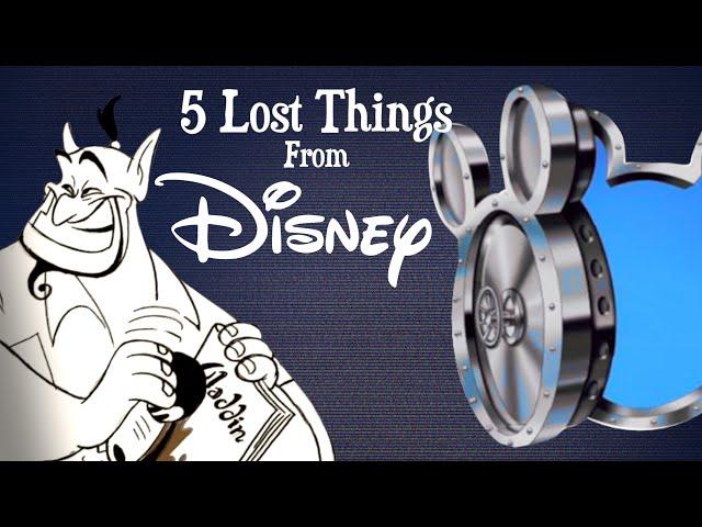 5 Lost Things from Disney | Scribbles to Screen