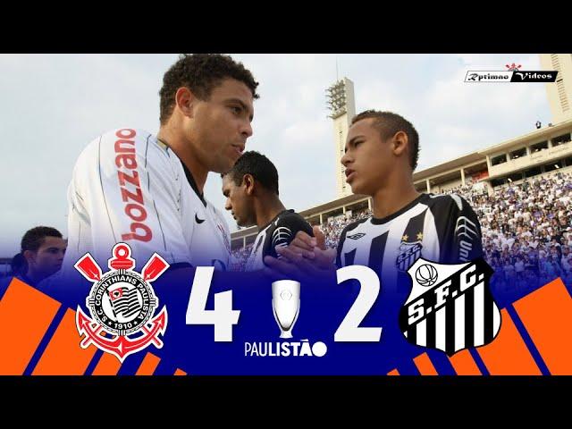 Corinthians 4 x 2 Santos (Ronaldo x Neymar) ● Paulistão Final 2009 Extended Goals & Highlights HD