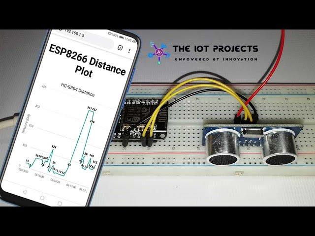 ESP8266 Plot Sensor readings to Webserver in Real Time Chart