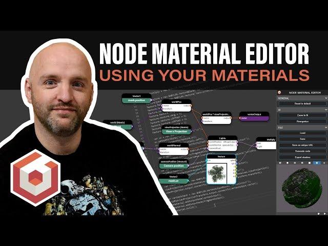 Node Material Editor: Using Your Materials