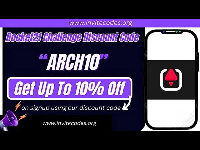 Rocket21 Challenge Discount Code (ARCH10) Get Up To 10% Off