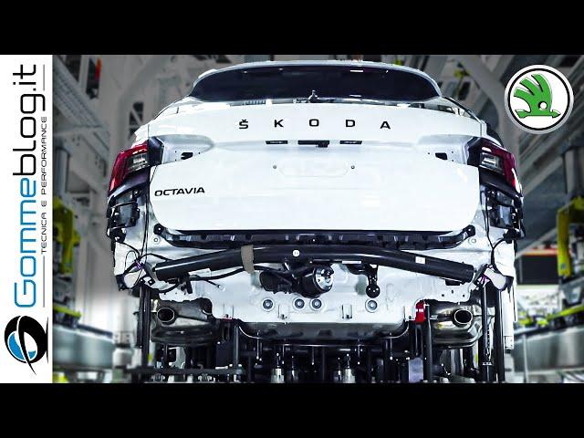 Skoda Octavia 2024 Production - Inside CAR MANUFACTURING CNC