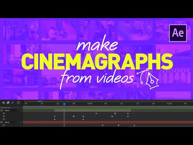  Make ANIMATED photos a.k.a CINEMAGRAPHS in After Effects | AE TUTORIAL | Discover with D