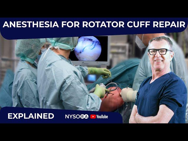 Anesthesia for Rotator Cuff Repair - Crash course with Dr. Hadzic