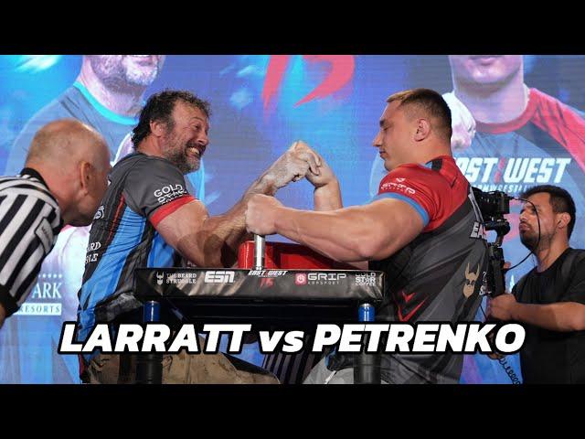 Devon Larratt vs Oleg Petrenko East vs West15 105kg Right Arm World Title Match