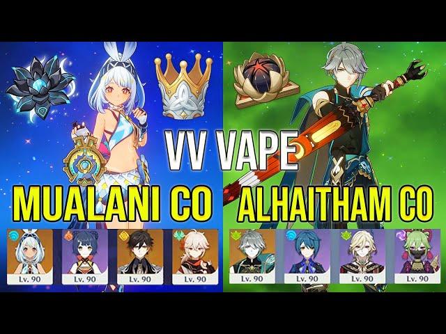 [F2P Abyss] Mualani C0 VV Vape & Alhaitham C0 Hyperbloom Spiral Abyss Floor 12 Genshin Impact