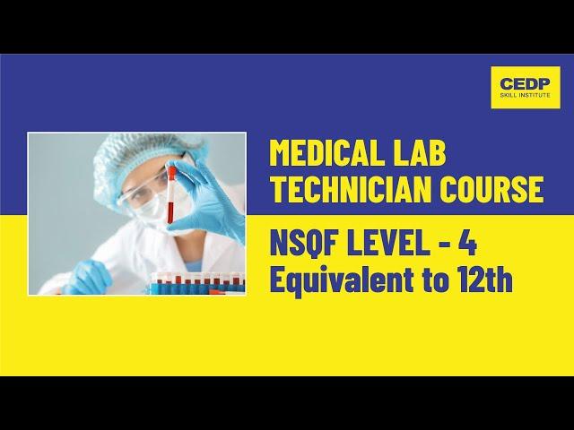 Lab Technician Course Details | Diploma in Medical Laboratory Technology | Training at CEDP