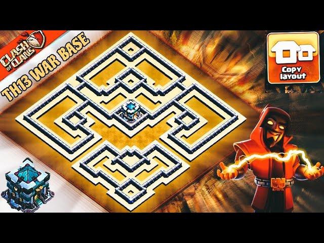 NEW BEST! Town Hall 13 WAR Base with Link 2024 | #th13cwlbase #clashofclans #th13base Eps. 1327