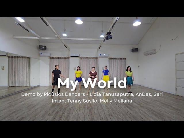 My World - Line Dance || Demo by Ploùsios Dancers