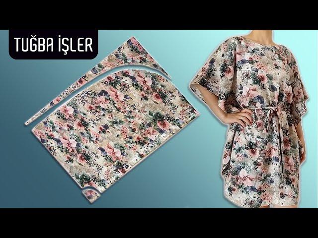 Very Easy No Pattern Summer Dress | Tuğba İşler