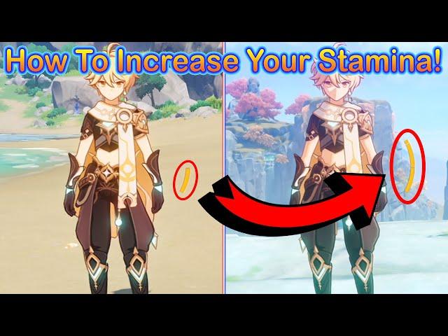 How To INCREASE Your Stamina In Genshin Impact!