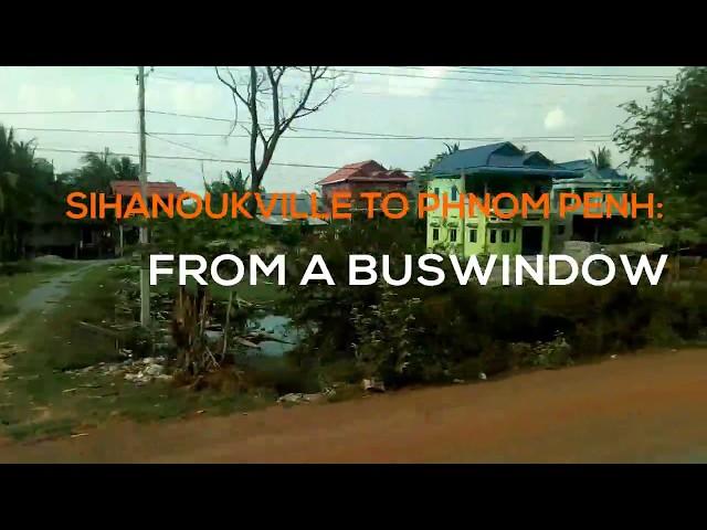 A glimpse of Cambodian countryside from a bus window (Sihanoukville to Phnom Penh)