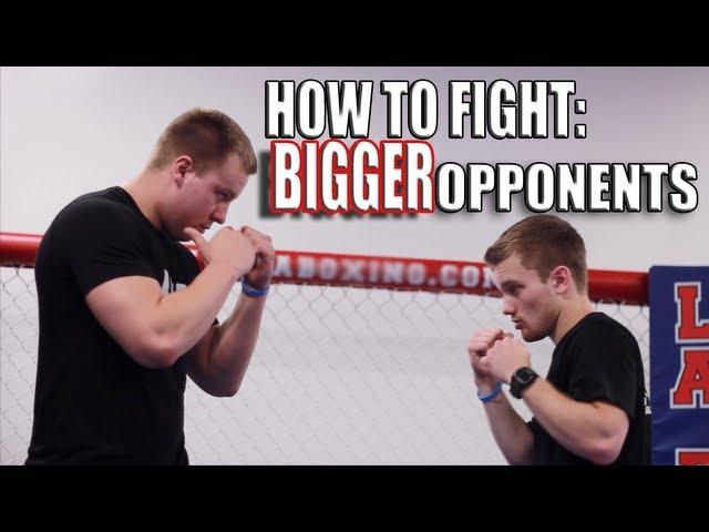 How to Fight Someone Bigger Than You - Overhand Right Punch