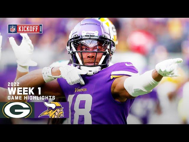 Green Bay Packers vs. Minnesota Vikings Game Highlights  | NFL Week 1 2022 Season