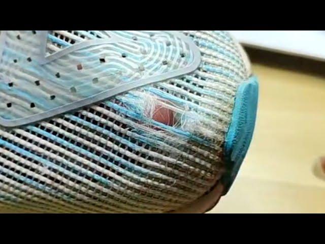 All You Need is a Sewing Needle! Repair a Hole in Your Shoe at Home