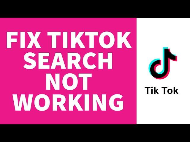 How To Fix TikTok Search Not Working (2023) | Can't Search On TikTok Problem (Solved)