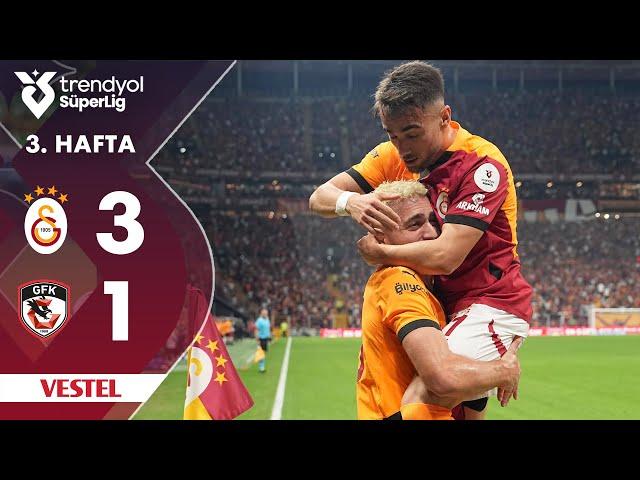 Vestel | Galatasaray (3-1) Gaziantep FK - Highlights/Özet | Trendyol Süper Lig - 2024/25