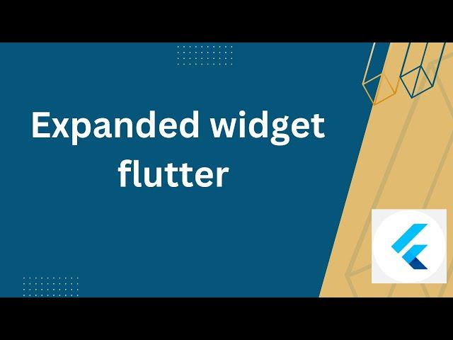 Expanded widget flutter example | flutter tutorial for beginners | flutter widgets