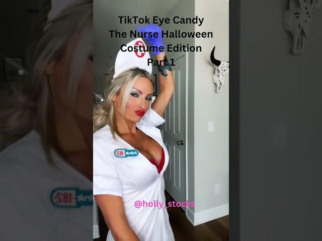 The Nurse Halloween Costume Edition | Part 1 | #eyecandyoftiktok #tiktokeyecandy #nursecostume