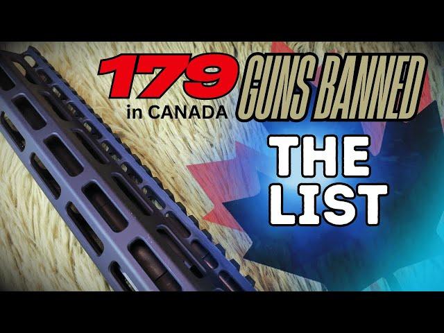 March 7 2025 Gun Ban Canada: The New List