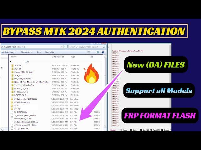 Mediatek Flash Format All Chipset 2024 V6 | disable DA file (or auth) | MTK auth bypass tool
